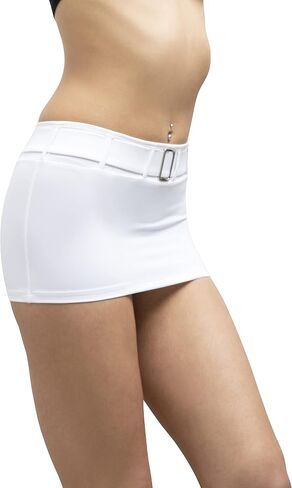Pin Up Doll Flirtatious Low Rise and Belted Mini Skirt in Kuwait