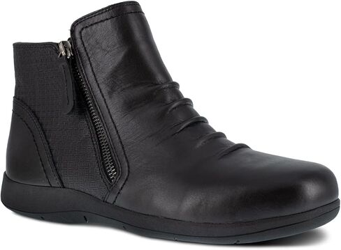 Rockport Women's Daisey Work Safety Toe Ruched Bootie Casual Shoes in Saudi Arabia