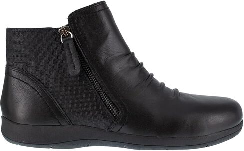 Rockport Women's Daisey Work Safety Toe Ruched Bootie Casual Shoes in Saudi Arabia