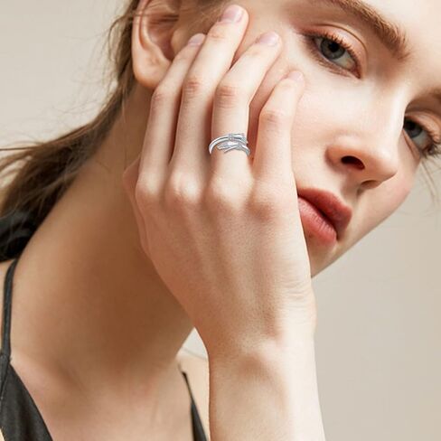 Hug Ring, S925 Sterling Silver Adjustable Come to My Arm Inspirational Encourage Rings Hand Open Thumb Ring''Give Me a Hug'' Embrace Ring Jewelry Gift for Mom Daughter Friends in Kuwait