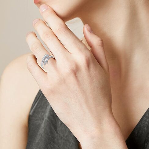 Hug Ring, S925 Sterling Silver Adjustable Come to My Arm Inspirational Encourage Rings Hand Open Thumb Ring''Give Me a Hug'' Embrace Ring Jewelry Gift for Mom Daughter Friends in Kuwait