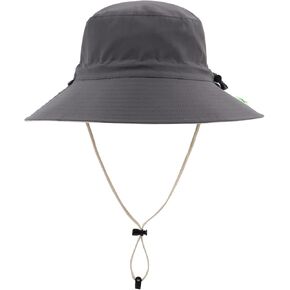 Home Prefer UPF50+ Wide Brim Sun Hat for Boys Girls Reversible Kids Bucket Hat