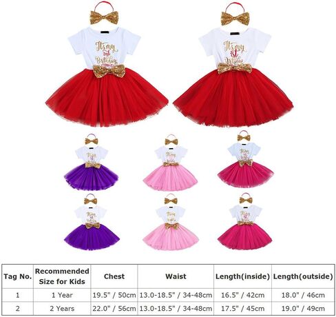 It's My 1st/2nd Birthday Cake Smash One Party Dress for Baby Girls Princess Shiny Sequin Bow Tutu Gown W/Headband Clothes Set in Kuwait