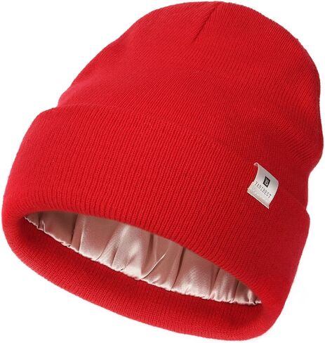 YANIBEST Baby Beanie for Boys Girls Toddler Beanie Satin Lined Baby Kids Beanies Knit Winter Hats in Saudi Arabia