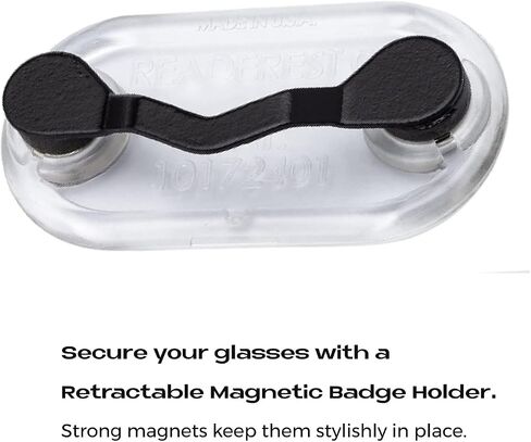 Readerest Magnetic Eyeglass Holder, Set of 3, Ideal for Name Tags, Badges, Sunglasses, & Readers - Glasses Accessory in Kuwait