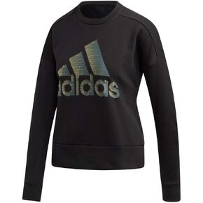adidas Women's ID Glam Sweatshirt Black Small in Saudi Arabia