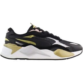 PUMA Womens Rs-X3 Metallic Lace Up Sneakers Shoes Casual - Black in Kuwait