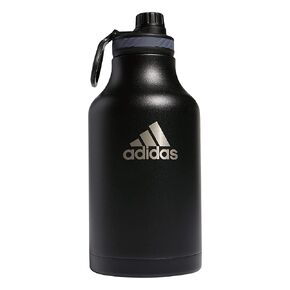 adidas 2 Liter (62 Oz) Metal Water Bottle, Hot/Cold Double-Walled Insulated 18/8 Stainless Steel