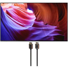 Sony KD43X85K 43" 4K HDR LED with PS5 Features Smart TV with an Austere 3S-4KHD2-2.5M III Series 4K HDMI 2.5m Cable (2022) in Saudi Arabia