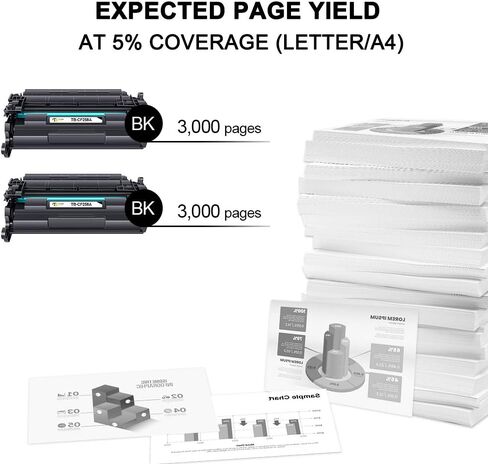 Toner Bank Compatible Toner Cartridge Replacement for HP 58A CF258A CF258X 58X HP Pro M404n M404dn MFP M428fdw M428fdn M428dw M404dw M404 M428 Printer Toner Ink (Black 2-Pack) in Saudi Arabia