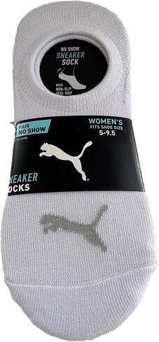 جوارب رياضية نسائية من PUMA مكونة من 8 أزواج - مقاس 5-9.5 in Saudi Arabia