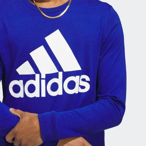 adidas Amplifier Long Sleeve Badge of Sport Tee Men's in Saudi Arabia