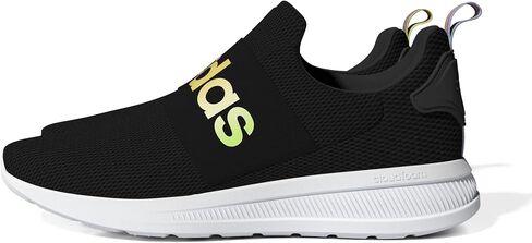 حذاء الجري Lite Racer Adapt 4.0 للرجال من adidas، أسود/Semi Turbo/Pulse Amber، 7.5 in Kuwait