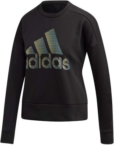 adidas Women's ID Glam Sweatshirt Black Small in Saudi Arabia
