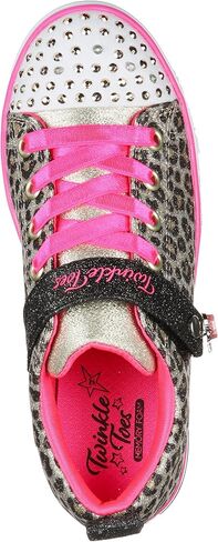 Skechers Unisex-Child Sparkle Lite-Leopard Shines Sneaker in Saudi Arabia