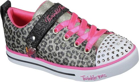 Skechers Unisex-Child Sparkle Lite-Leopard Shines Sneaker in Saudi Arabia