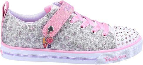 Skechers Unisex-Child Sparkle Lite-Leopard Shines Sneaker in Saudi Arabia