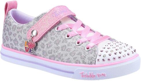 Skechers Unisex-Child Sparkle Lite-Leopard Shines Sneaker in Saudi Arabia