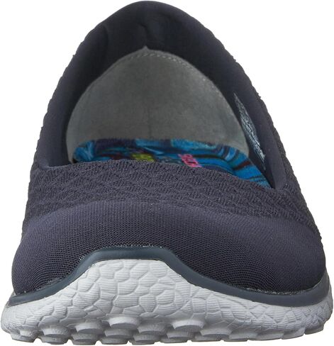 Skechers Microburst One Up Womens Slip On Skimmer Sneakers Charcoal 8.5 in Saudi Arabia