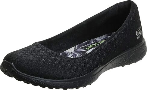 Skechers Microburst One Up Womens Slip On Skimmer Sneakers Charcoal 8.5 in Saudi Arabia