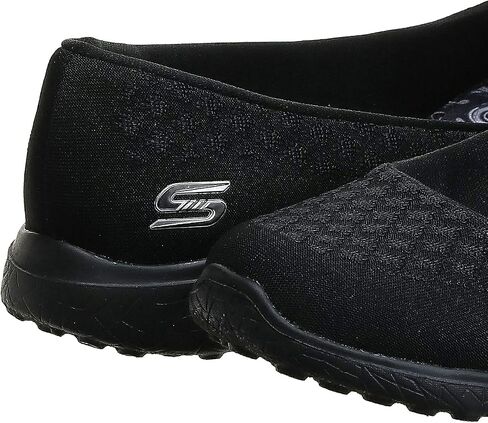 Skechers Microburst One Up Womens Slip On Skimmer Sneakers Charcoal 8.5 in Saudi Arabia