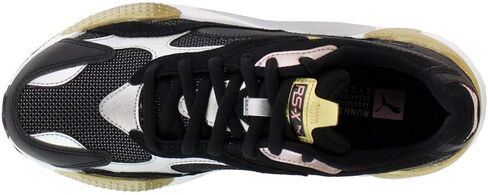 PUMA Womens Rs-X3 Metallic Lace Up Sneakers Shoes Casual - Black in Kuwait