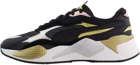 PUMA Womens Rs-X3 Metallic Lace Up Sneakers Shoes Casual - Black in Kuwait