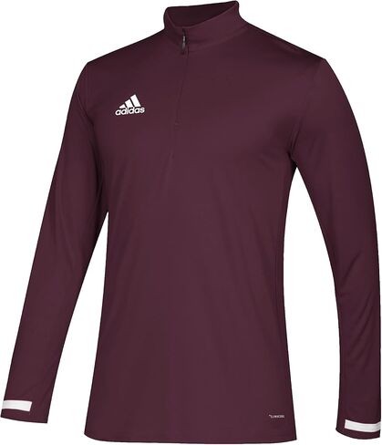 adidas Male Team 19 1/4 Zip Long Sleeve Jersey in Saudi Arabia