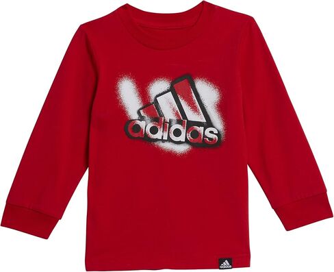adidas Baby-Boy's Long Sleeve Cotton Tee and Joggers Set in Saudi Arabia