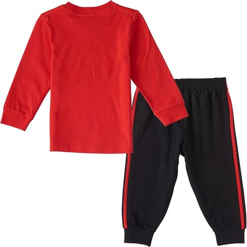 adidas Baby-Boy's Long Sleeve Cotton Tee and Joggers Set in Saudi Arabia
