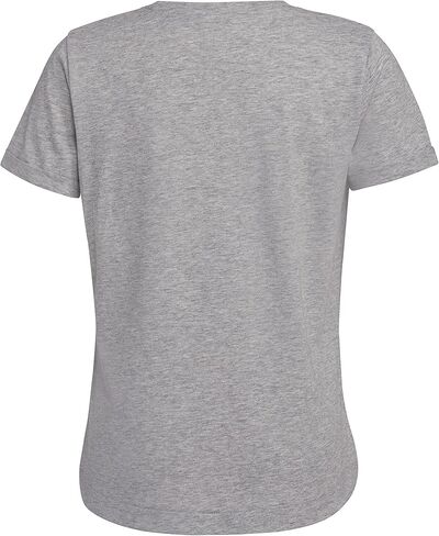 adidas Girls' Short Rolled Sleeve Heather Tee in Kuwait
