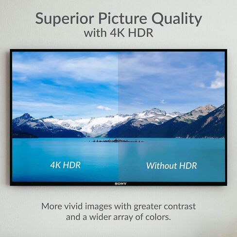 Sony KD43X85K 43" 4K HDR LED with PS5 Features Smart TV with an Austere 3S-4KHD2-2.5M III Series 4K HDMI 2.5m Cable (2022) in Saudi Arabia