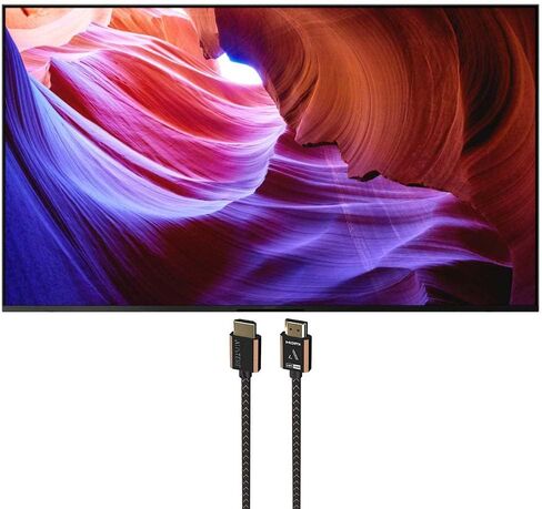 Sony KD43X85K 43" 4K HDR LED with PS5 Features Smart TV with an Austere 3S-4KHD2-2.5M III Series 4K HDMI 2.5m Cable (2022) in Saudi Arabia