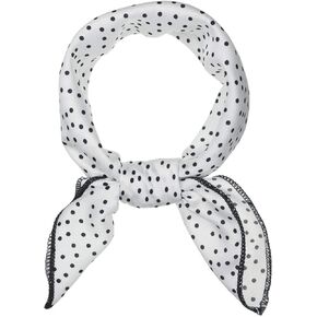 Allegra K 50cm Vintage Polka Dots Square Small Scarf Neck Scarves Kerchief Neckerchief Headscarf
