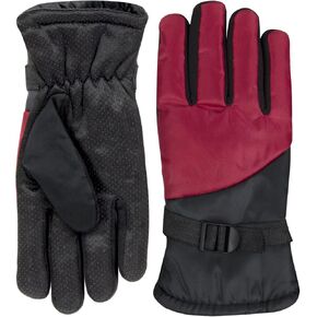 Trail maker Two Tone Winter Gloves for Adult Women, Men, Warm for Extreme Weather Windproof Waterproof Insulated Gloves