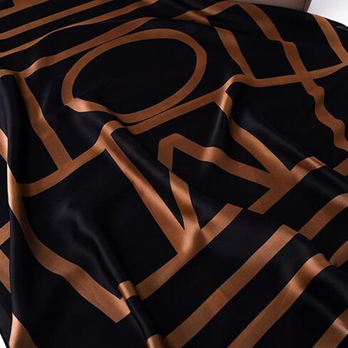 أوشحة عصرية من K-Elewon بملمس حريري، شالات طويلة خفيفة الوزن للنساء in Kuwait