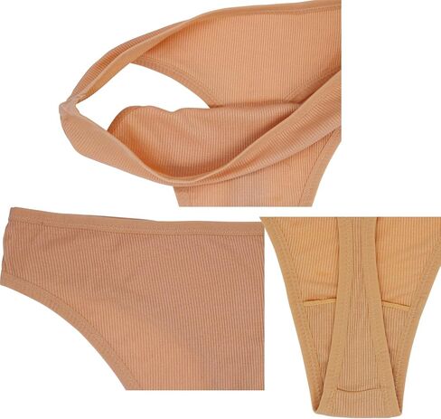 Yuamose Cotton Thongs Underwear For Women High Wiasted Plus & Regular Size Tummy Control Underwear Panties Multiple Pack in Kuwait