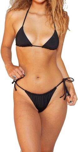 Hurley Women's Standard Slider Tie Side Cheeky Bottom in Kuwait
