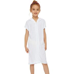 Jimmy Baha·mas Girls' Swim Cover Up with Absorbent Terry Fabric Sizes 6-13 Years in Kuwait