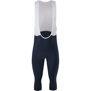 RISESBIK Cycling Bibs Shorts 3/4 Men's Bike Bibs Knickers 4D Padded Bicycle Biking Bib Shorts UPF50+