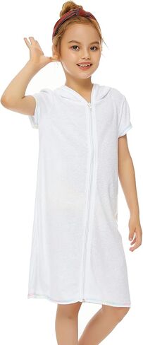 Jimmy Baha·mas Girls' Swim Cover Up with Absorbent Terry Fabric Sizes 6-13 Years in Kuwait