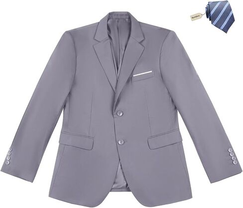 Mens Suit Jacket Blazer for Men Slim Fit Sport Coats 2 Button Business Suits Jackets Wedding Blazers with Tie in Saudi Arabia