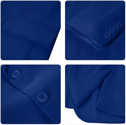 Mens Suit Jacket Blazer for Men Slim Fit Sport Coats 2 Button Business Suits Jackets Wedding Blazers with Tie in Saudi Arabia