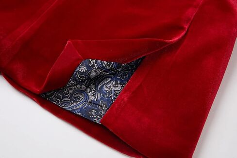 WZIKAI Mens Velvet Blazer Slim Fit One Button Solid Suit Jacket Sport Coat for Wedding Prom Dinner Party in Kuwait