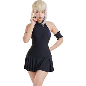 بدلة سباحة نسائية من قطعة واحدة من Haikyuu بتصميم الرسوم المتحركة على طراز Kawaii، ملابس سباحة يابانية كرتونية in Kuwait