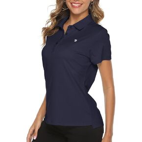 YSENTO Women Golf Shirts Dry Fit Short Sleeve Moisture Wicking Polo Shirts