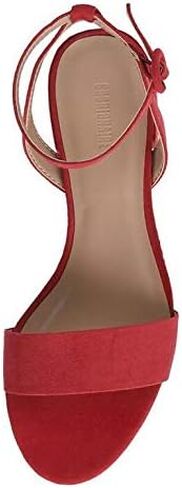 CUSHIONAIRE Women's Nila one band low block heel sandal +Wide Widths Available in Kuwait