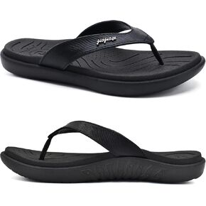 jiajiale Womens Fashion Orthotic Flip Flops Ladies Slip On Lightweight Comfortable Thick Cushion Yoga Mat Thong Sandals With Plantar Fasciitis Arch Support in Saudi Arabia