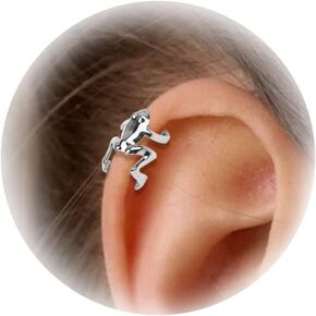 Frog Earrings for Women Frogs Jewelry Frog Studs Earrings Ear Cuff Earrings Gifts Frog Stuff Trendy for Wife Girlfriend in Saudi Arabia