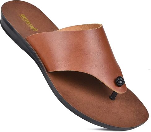 Aerosoft Orthotic Comfortable Split-Toe Flat Slide Casual Summer Vacation Essentials Arch Support Flip Flop Sandals for Women in Saudi Arabia